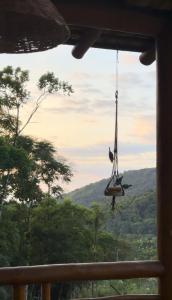 Chalé na montanha com vista pro mar de Itamambuca
