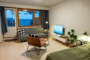 Two-story family apartment for 10 persons with private yard