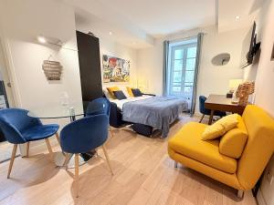 Studio design et lumineux près du Port de Nice