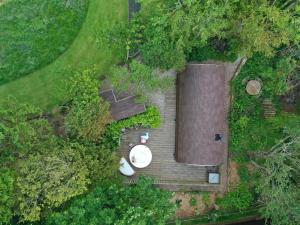 The Pod overlooking Dartmoor