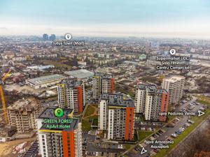 GREEN FOREST ApArt Hotel - DeLuxe Apartment with Balcony, Free Parking, near AMAZONIA