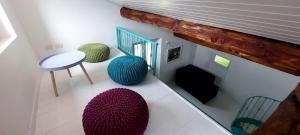 Casa colore intera casa nel borgo antico