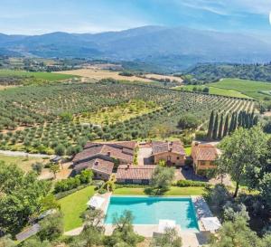 Historic Farmhouse Among Tuscan Olive Trees