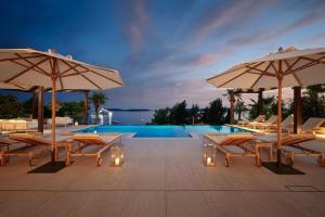 Luxury Villa Hvar Deluxe Palace 1 with heated pool, gym and sauna