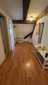 Twin room in a historic half-timbered house
