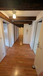 Twin room in a historic half-timbered house