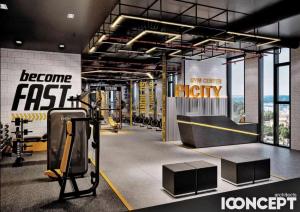 2BR Picity - 3 Pools, Gym, 30 mins to Airport