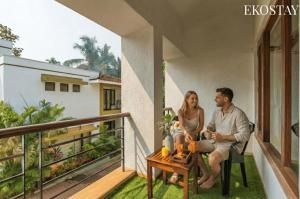 EKO STAY - Solace Villa I Charming Villa close to Candolim Beach