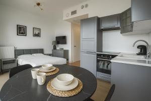 Luksusowy apartament z widokiem, basenem i sauną Hanza Tower Szczecin