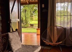 Cabin with private tropical forest