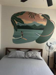 Private Room One block from the beach