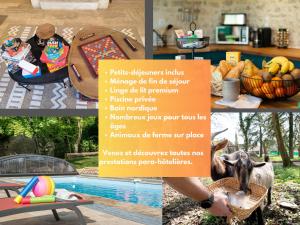 Lou Cantou sur Lunain-Piscine & SPA nordique