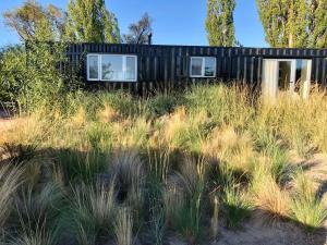 Container on the banks of Chubut River