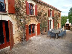 Maison en pierre climatisée avec piscine privée en Dordogne - FR-1-616-512