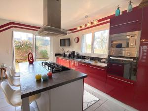 Belle maison avec jardin clos proche plage à lILE GRANDE - Réf 291