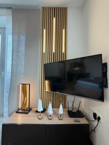 Plně vybavený krásný apartmán 1kk s balkonem, výhledem