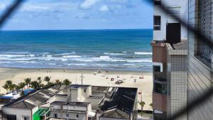 Pé na Areia! Sacada Vista Mar, Churrasqueira e Vaga