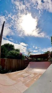 House with a view of the lagoon and nature to the beach