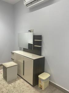 The apartment is two complete rooms