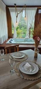 Chalé Romântico com Banheira