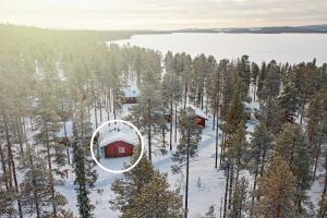 Mökki Jerisjärven rannalla