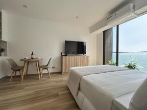 Ocean View Luxury Studio AC Heat Barranco