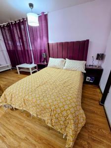 Suite morada Moderna y céntrica ideal hasta para 5 viajeros