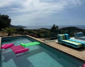 Designed architect sea view villa pool