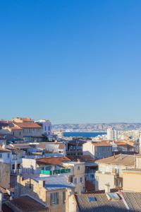 Terrasse vue mer T2 cosy & calme à Endoume- Climatisation Marseille 7ᵉ