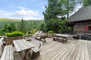 urige Hochgamshütte auf 1800m Nähe Skilift mit Sauna, Kamin & Panoramablick