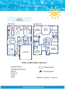 Seasons Villa 6 bedrooms, 4 masters and water view