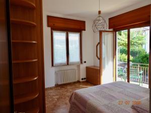 Residential area near the sea and the mountains