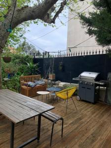 Townhouse with quiet garden