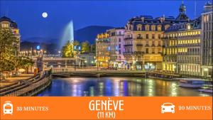 Cozy studio avec balcon aux portes de Genève