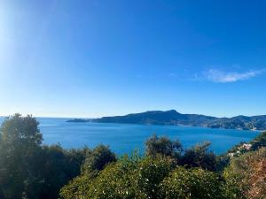 Villa-swimming pool CaDuMa Portofino view est