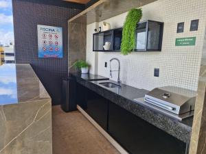 Flat602 na cobertura - Luxo Beira Mar Caribessa - vista mar