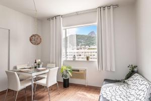 Vista incrível p o Cristo Redentor em Copacabana