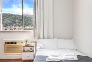 Vista incrível p o Cristo Redentor em Copacabana