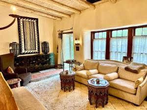 Historic Adobe 1 acre compound ultimate Santa Fe immersion Classic & Dreamy