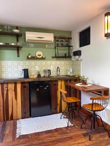 Suíte de hóspedes imersa na natureza