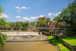 Casa histórica restaurada no centro de Timbó, perto de Pomerode