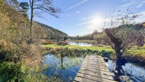 Riverside house with spectacular views