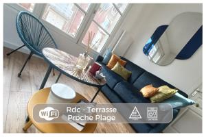 04- La Potinière- Proche Plage - RDC avec Terrasse- Parking gratuit