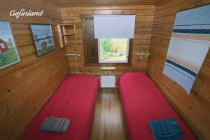 Riverside Cabin beneath the Northern Lights