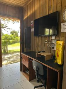 Families Garopaba Rosa wi-fi barbecue with air-conditioning