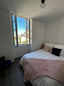 Plein centre, parking jardin 4 chambres