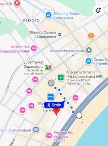 Apartamento em Copacabana com Vista para o Cristo Redentor