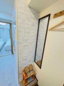 301 Dotonbori River 5 min walk to Dotonbori Kuromon Market Shinsaibashi Namba business district washing machine on balcony 1F free dryer microwave