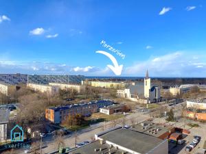 Wave Apartment with Amazing View- 2 km to Baltic Sea