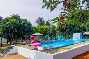 Eco Serenity Pet-friendly Charming 2-BHK Villa With Lush Garden, Gazebo, Private Pool & Open Dining Close to Nandi Hills